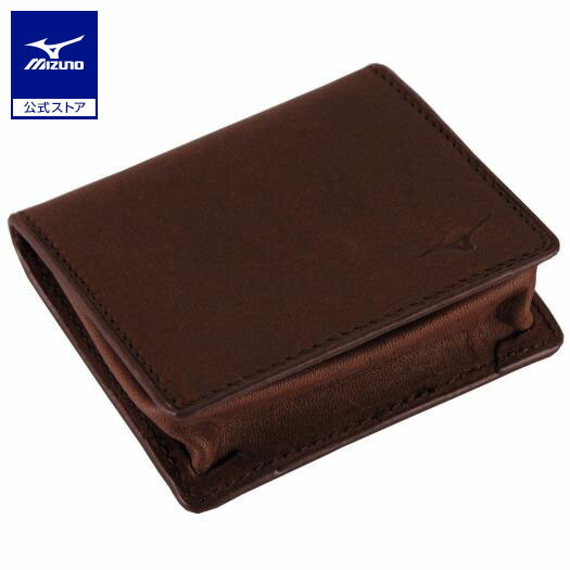 楽天市場】ミズノ公式 グラブ革二つ折り財布 ブラック : ミズノ公式