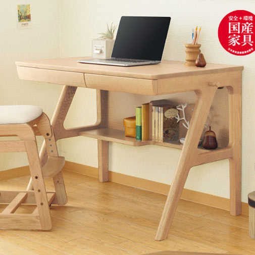 楽天市場】学習机 幅112cm 浜本工芸 NO49 4984デスク(ナチュラルオーク