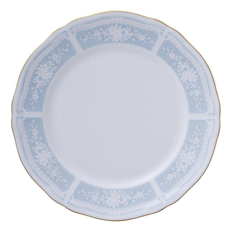 楽天市場】ノリタケ レースウッドゴールド 18cmプレート ブルー