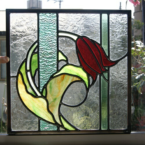 楽天市場】ステンドグラスパネル「ハイビスカス」 : 横浜ステンド