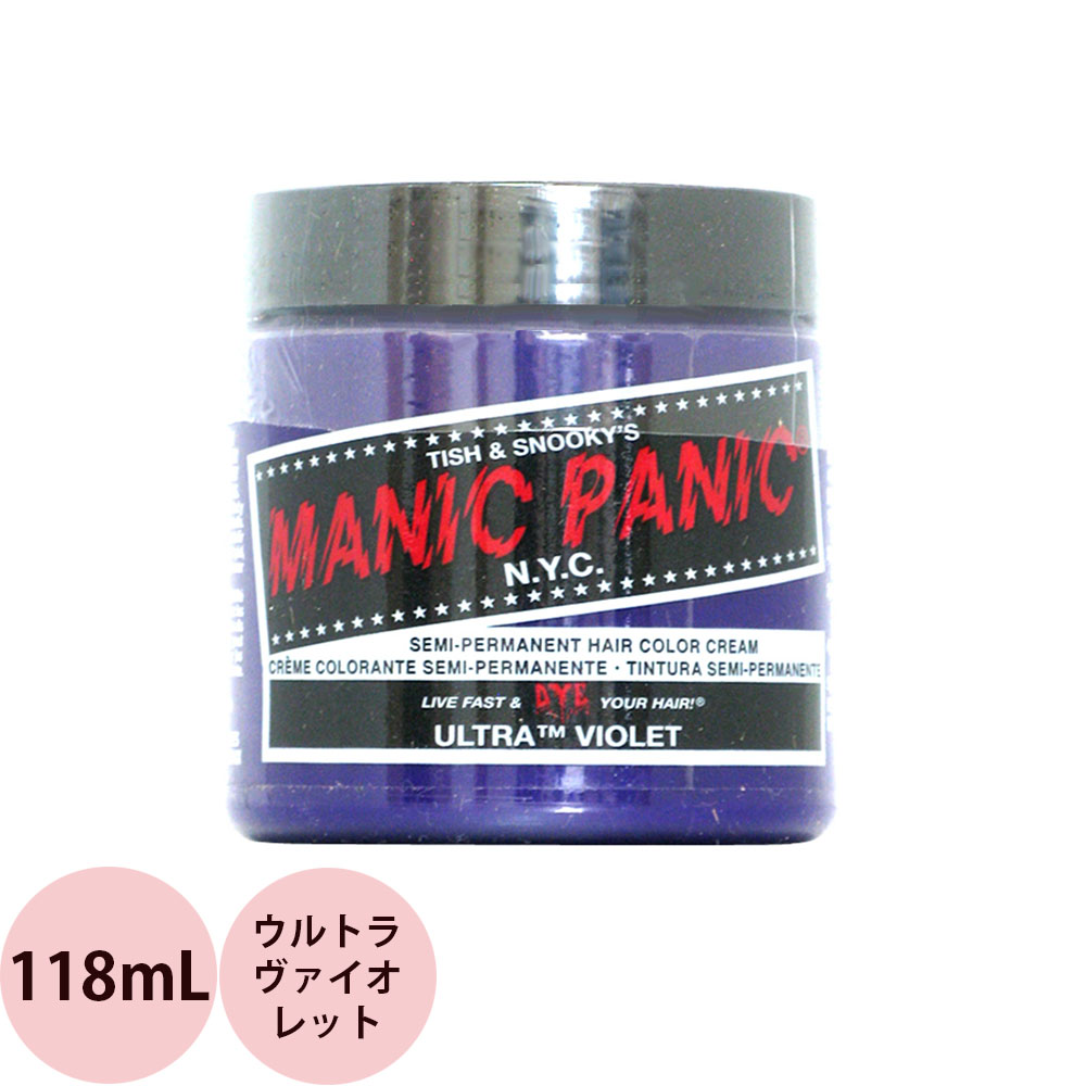 楽天市場】マニックパニック ヘアカラークリーム ブルーパンサー 118mL