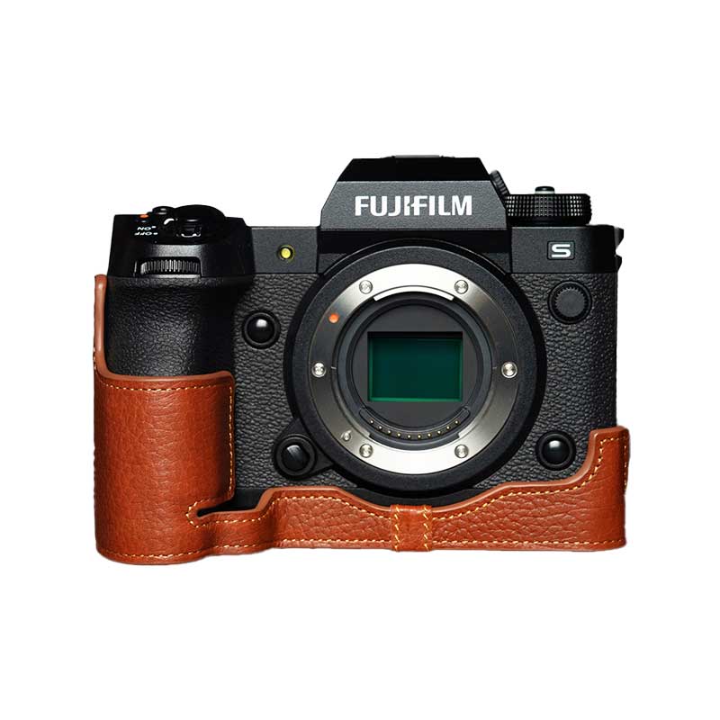 楽天市場】FUJIFILM X-H2S 専用 レザー ケース Black ブラック TP