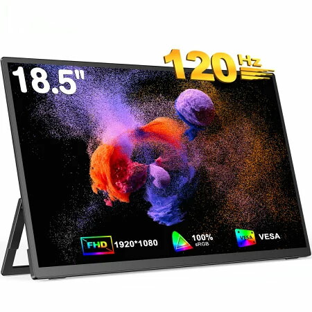 楽天市場】18.5インチ 120Hz モバイルモニター ポータブルディスプレイ