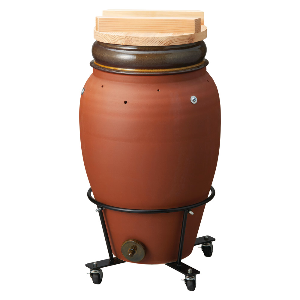 楽天市場】《国産》《送料込》焼き芋壺＋専用台付セット プロ仕様 壺