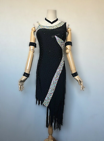 楽天市場】【新商品】社交ダンス・社交ダンスドレス競技用ドレス