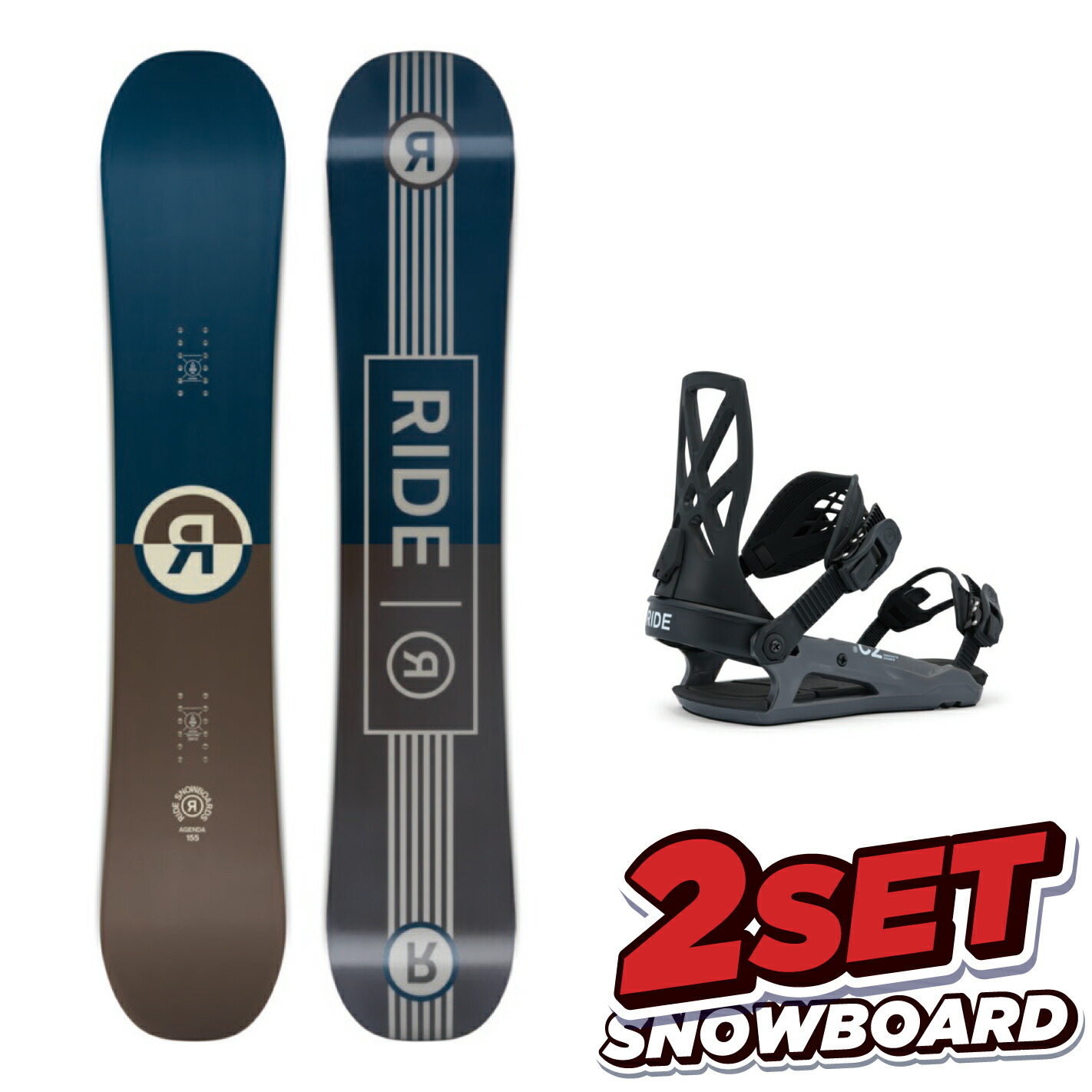 楽天市場】RIDE ライド スノーボード 板 メンズ AGENDA ムラサキ