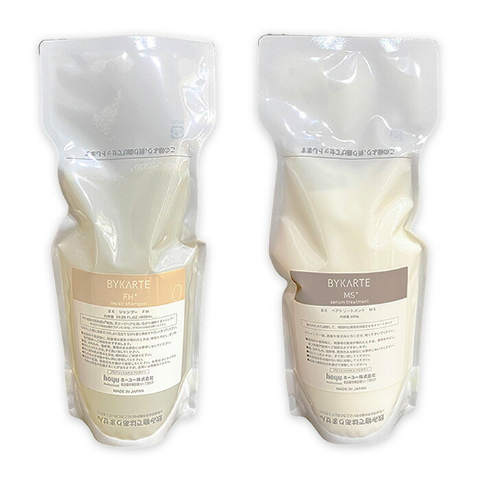 楽天市場】ホーユー バイカルテ リペアシャンプー UH+ 600ml + セラム