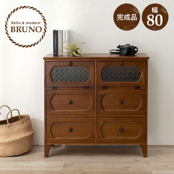 楽天市場】【土日限定☆クーポン有】レトロ花ガラス チェスト3段6杯