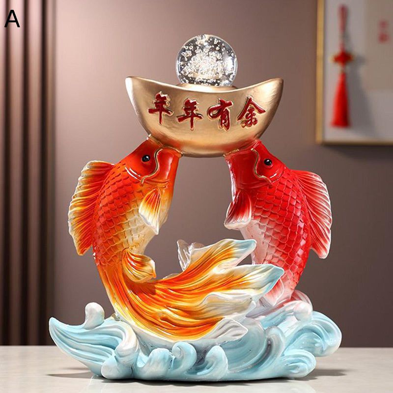 楽天市場】登龍門の鯉 置物 風水 龍 鯉 銅製 最大幅約7．5cm 昇り