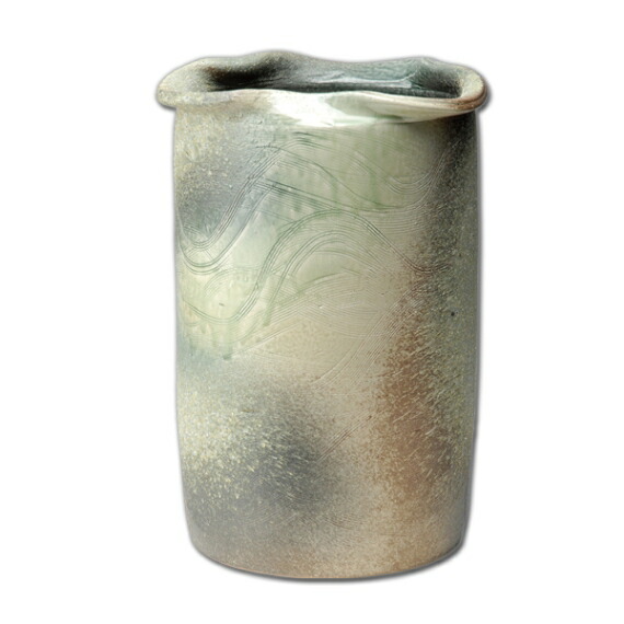 信楽焼傘立て 松皮 高さ47cm 信楽焼傘立て 松皮カット 高さ