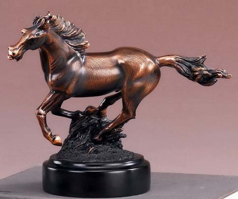 楽天市場】馬の乗った北欧のバイキング戦士 彫像フィギュア ブロンズ風