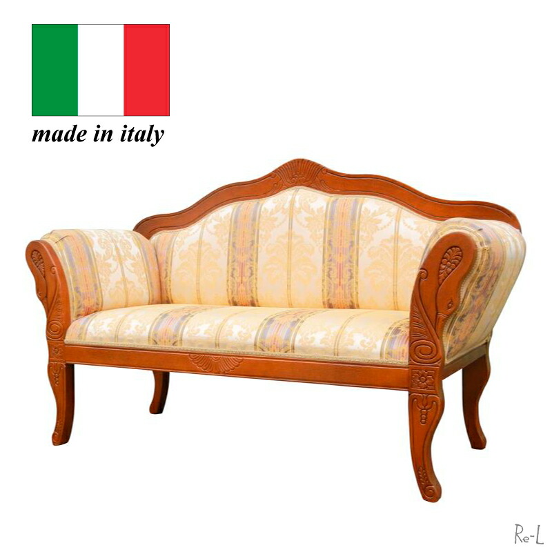楽天市場】ポイント10倍SALEイタリア製 2人掛けソファクラシック