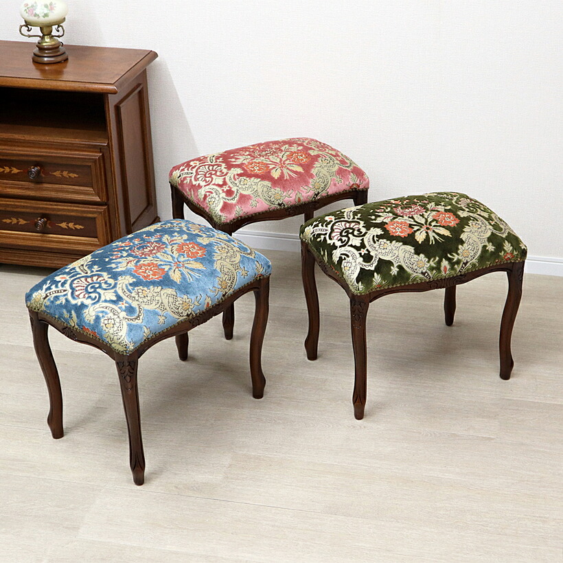 楽天市場】イタリア製 スツール ウイリアム・モリスクラシック