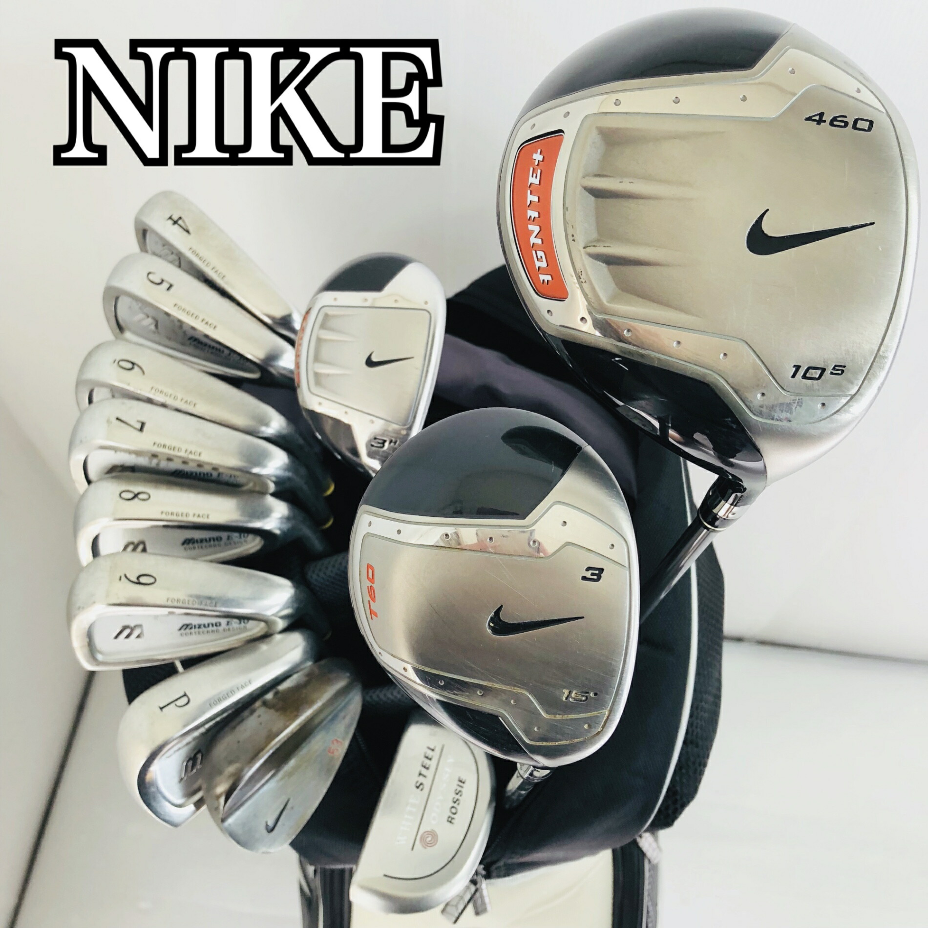 楽天市場】【現品限り】【ゴルフ】【キャディバッグ付セット】ナイキ