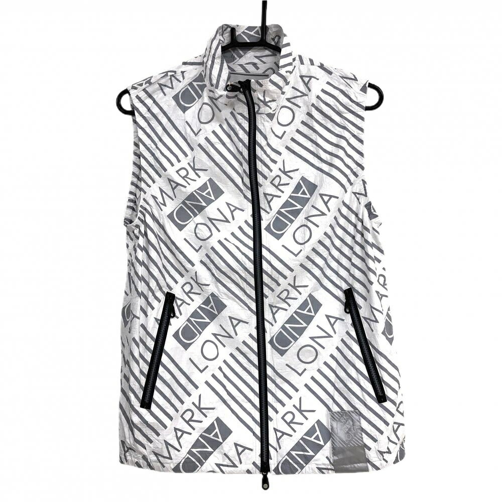 楽天市場】【超美品】マークアンドロナ ベスト ネイビー×グリーン 編み