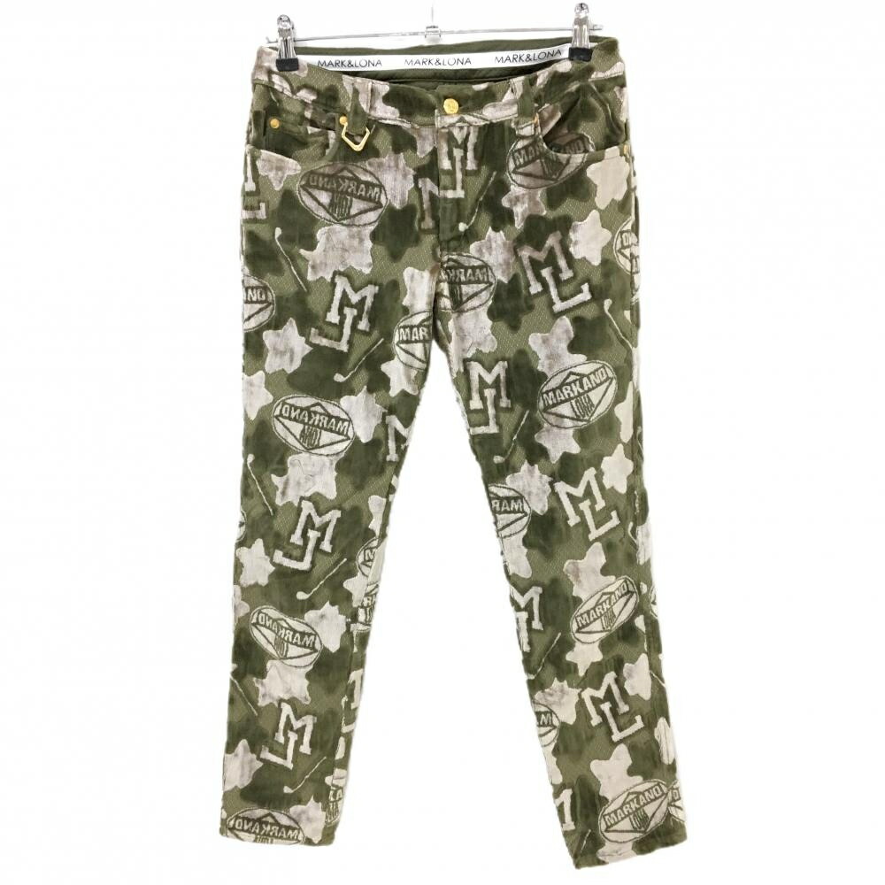 楽天市場】【美品】マークアンドロナ パンツ ネイビー×黒 スカル