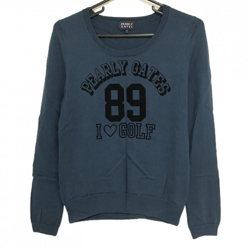 楽天市場】【美品】パーリーゲイツ セーター ネイビー×ダークグリーン