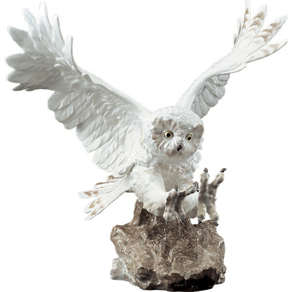 楽天市場】ノリタケ 〜Noritake〜置物 “フクロウ”（大）[はばたき