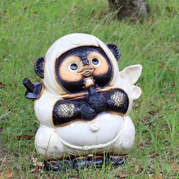 楽天市場】【今だけ限定15%OFFクーポン配布中】信楽焼 白忍者たぬき