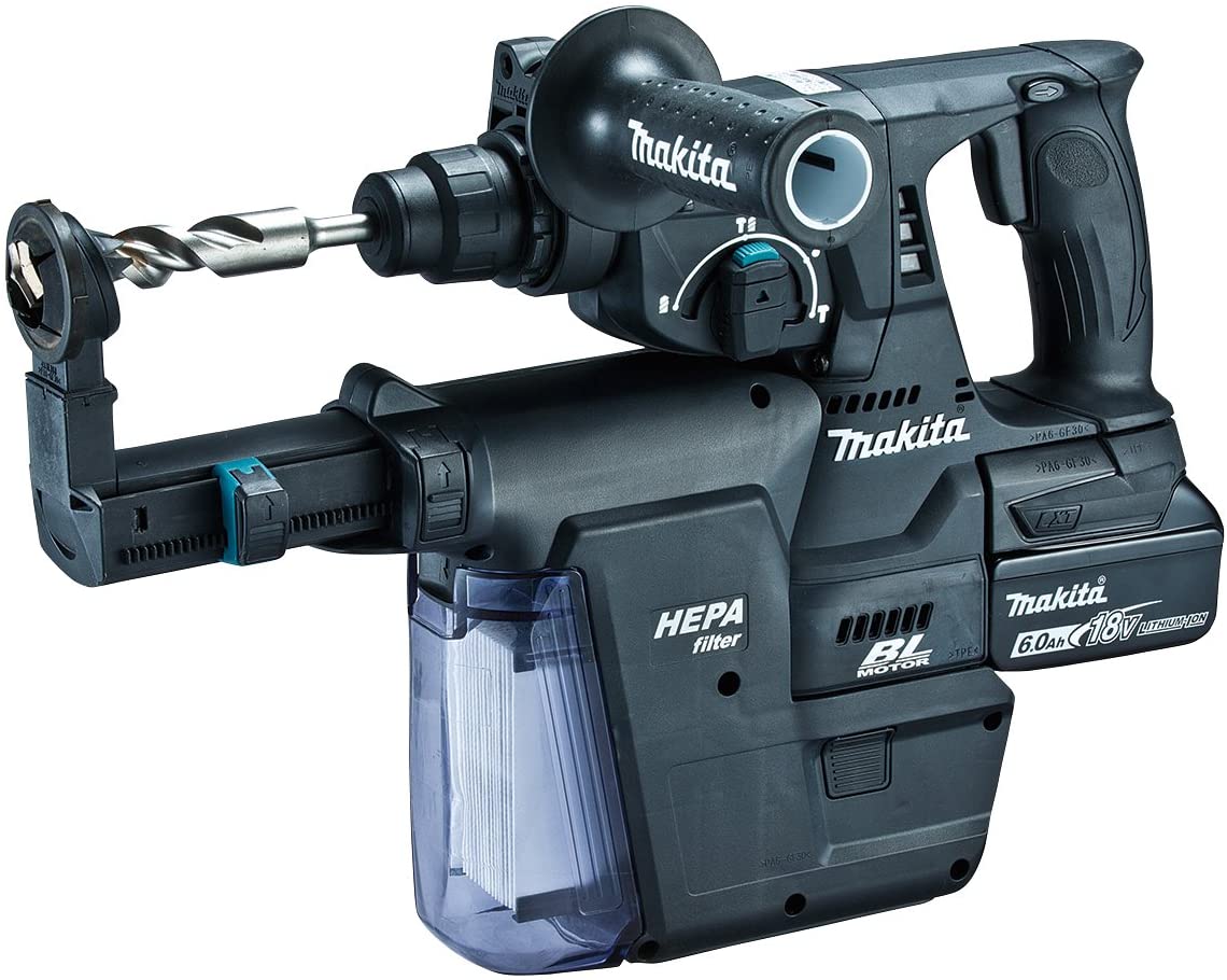 楽天市場】マキタ(makita) HR282DZKV 充電式ハンマードリル 集塵