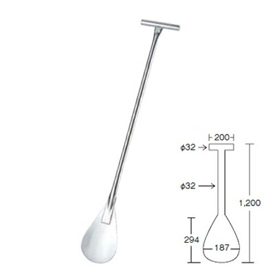 楽天市場】金属しゃもじ ヘラ型 太（特大） 長さ92.5cm 18-8ステンレス