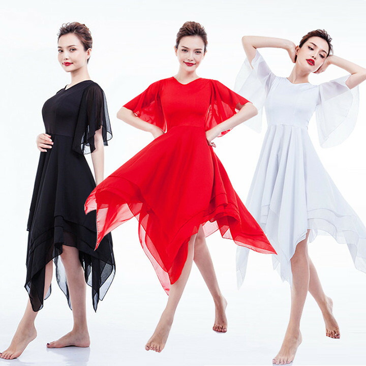 楽天市場】ワンピース 白 ミモレ丈 ダンス 白ワンピース カジュアル