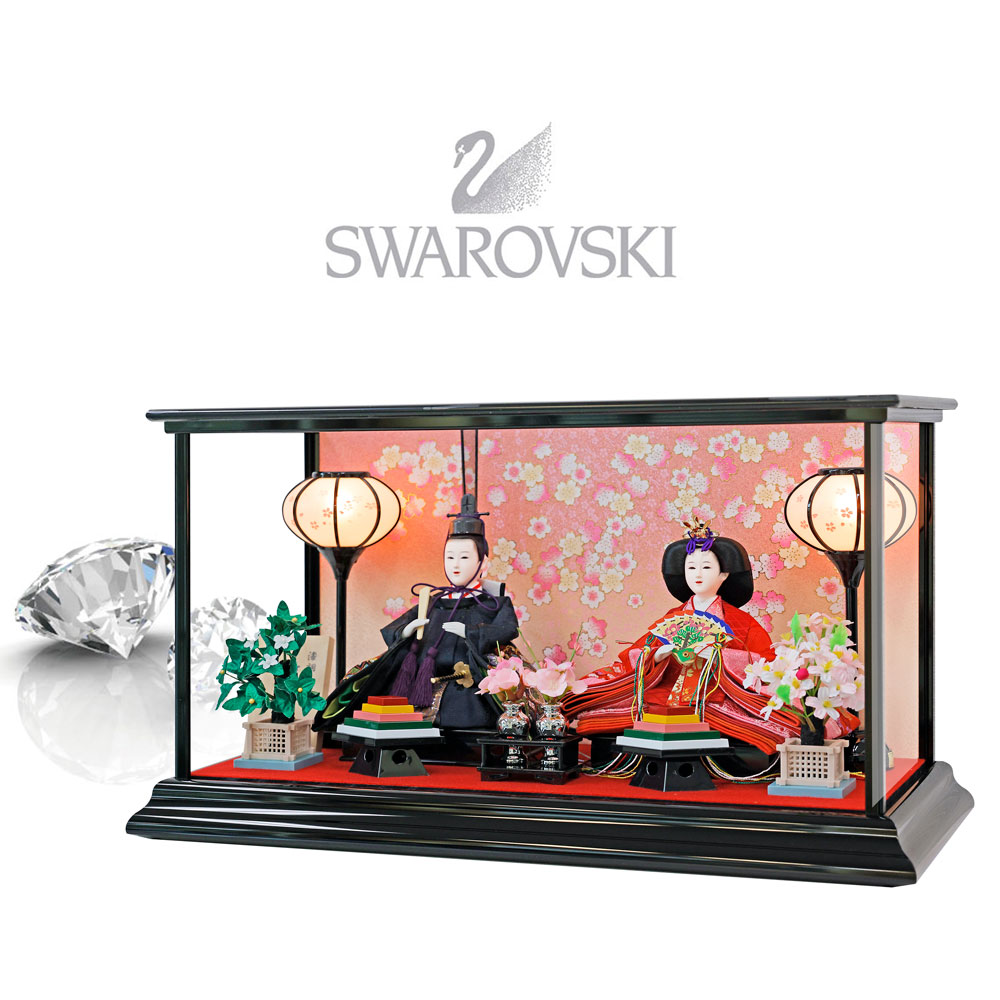 楽天市場】雛人形 特選 久月 ひな人形 雛 ケース飾り 五人飾り