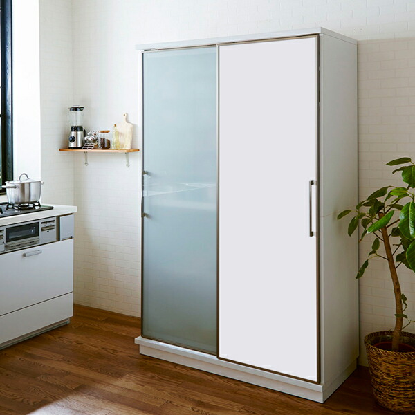 楽天市場】食器棚 引き戸 スライド 大川家具 幅120cm キッチンボード