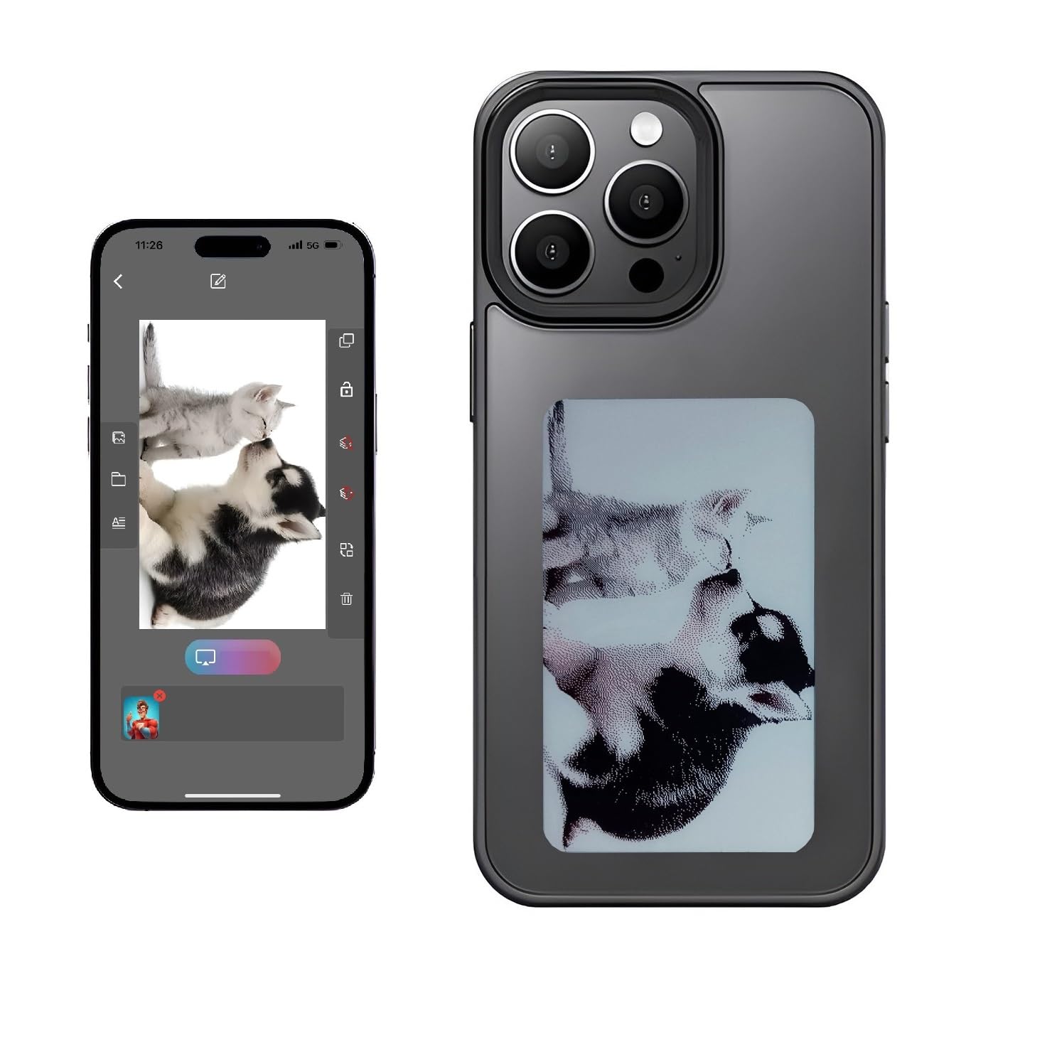 楽天市場】自由にケースのデザインを変える DIYスマホケース E-Ink