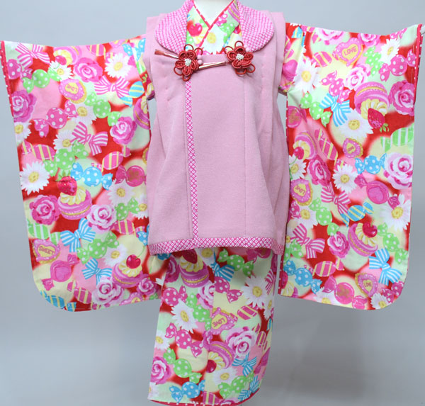 楽天市場】【七五三 被布セット 松田聖子】ピンク色着物/被布 SEIKO