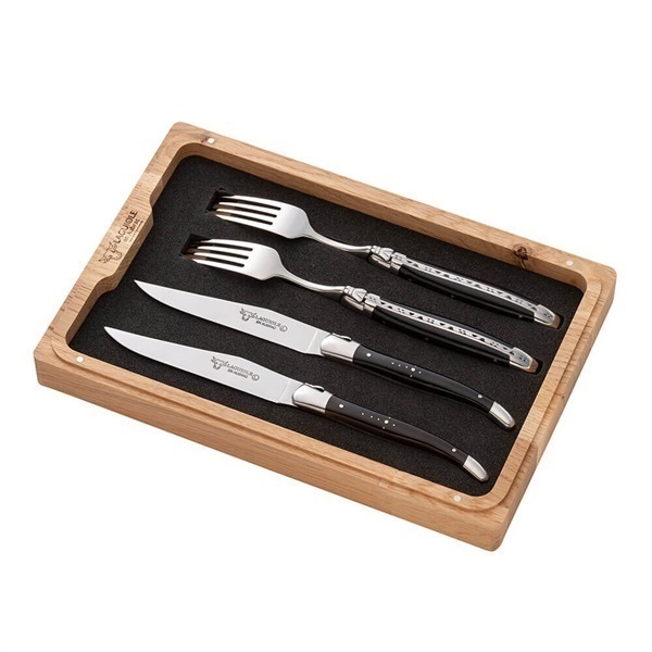 ラギオール アン オブラック テーブルナイフ＆テーブルフォークペア