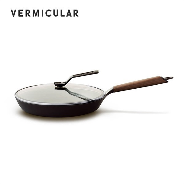 VERMICULAR(バーミキュラ)フライパン 28cm ウォールナット[ガラス