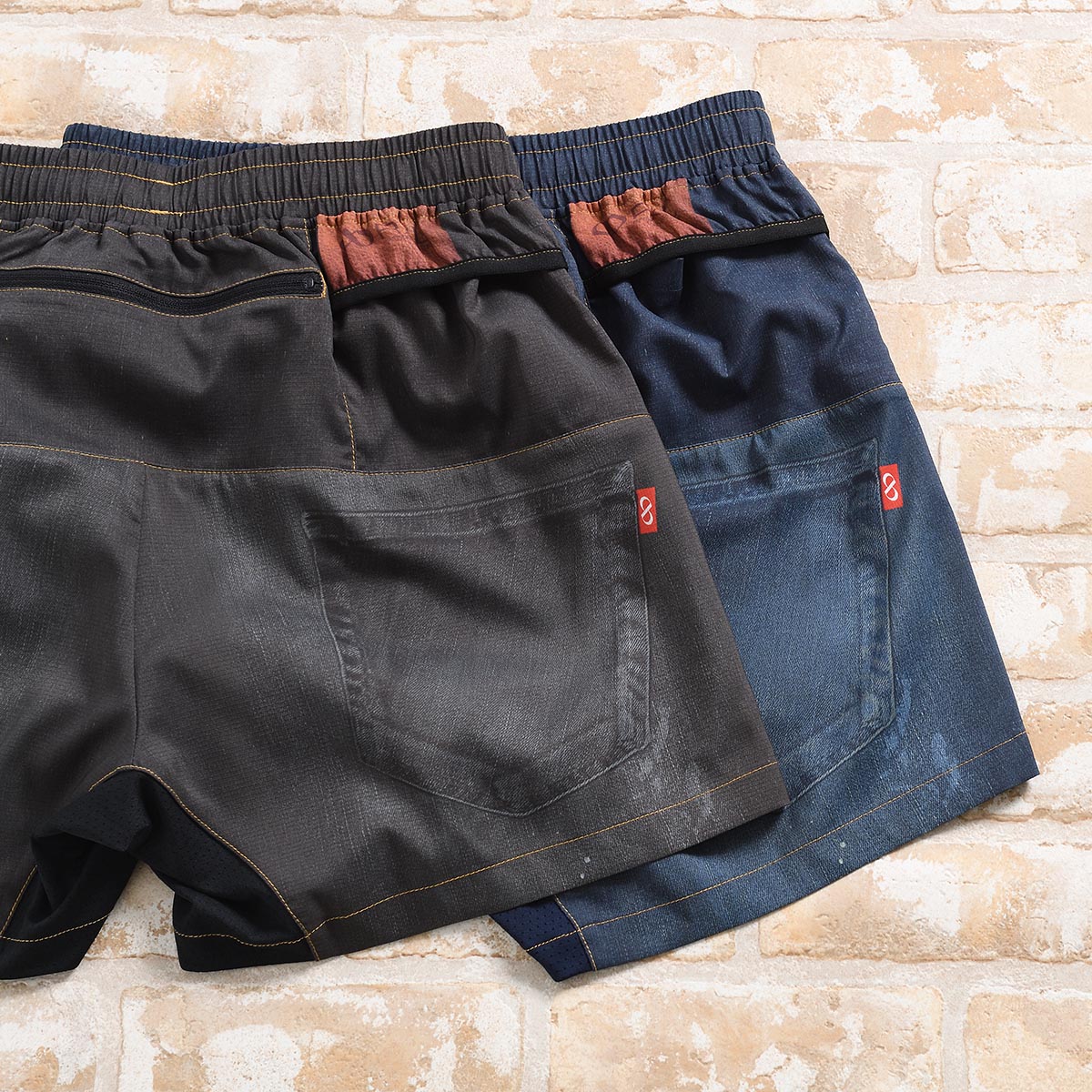 WILD DRY DENIM ランニングパンツ IV 6ポケット ショート デニムパンツ