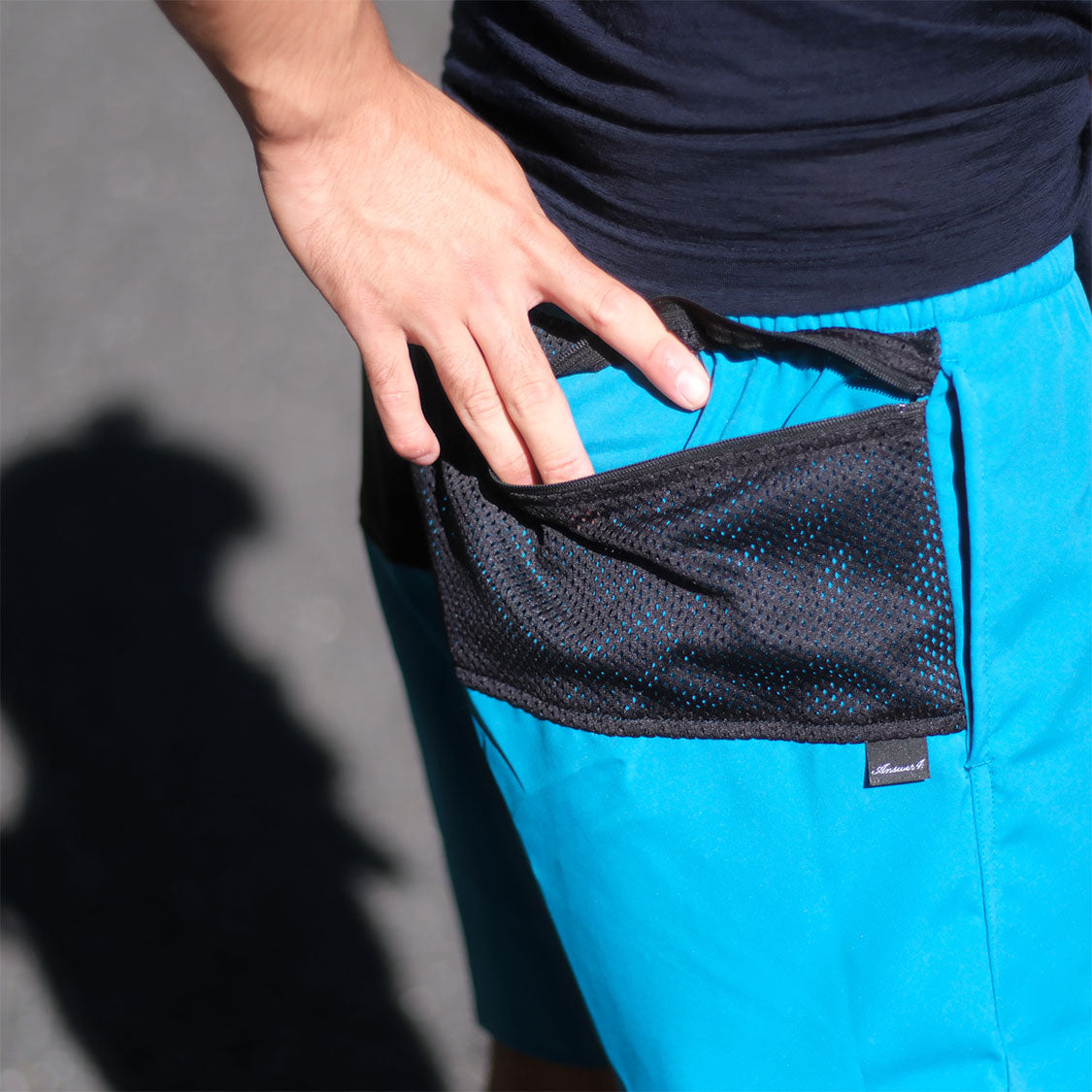 アンサーフォー / 4ポケットショーツ 02（ターコイズブルー） – Run