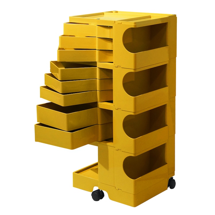 ボビーワゴン 4段 (8トレイ) (カラーブラック) | ビーライン(B-LINE