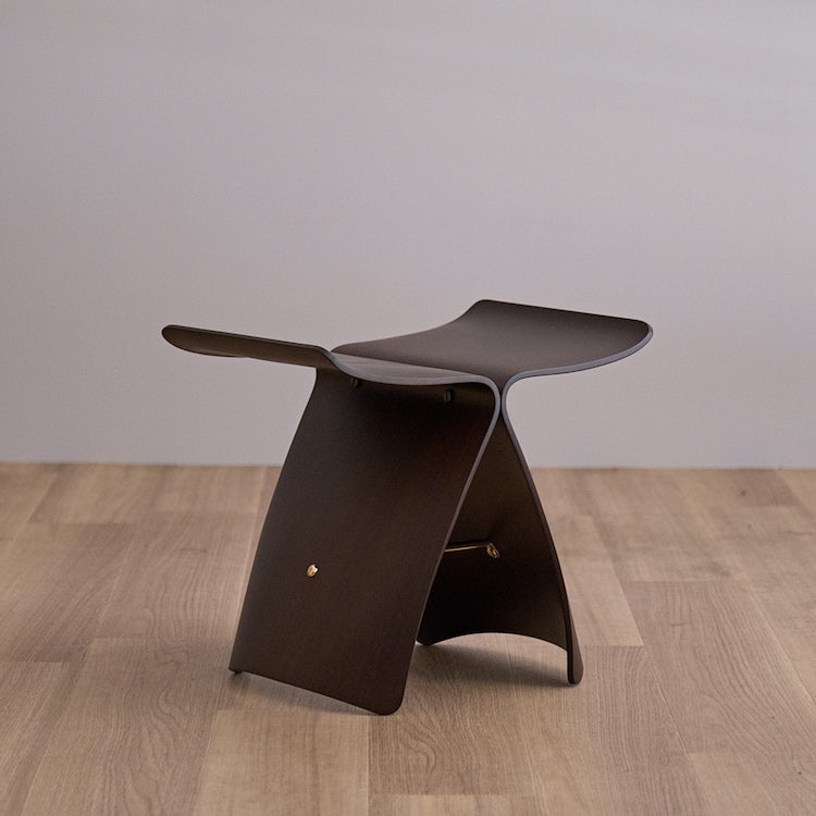 バタフライスツール (樹種ローズウッド板目) | 天童木工(Tendo