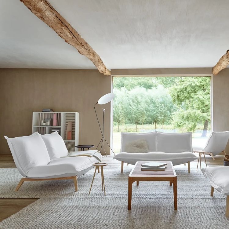 ロゼ カラン リクライニング(2人掛け（スチール脚）) | リーンロゼ