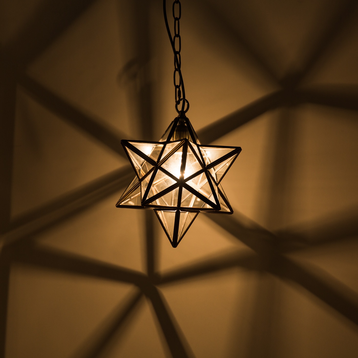 エトワール ペンダントランプ (カラークリアガラス) | ディ クラッセ