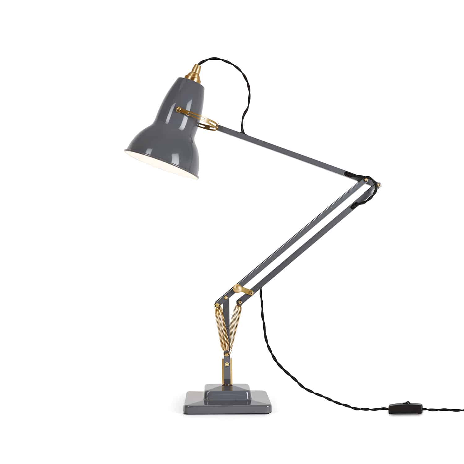 アングルポイズ オリジナル1227ブラス デスクランプ (カラーJet Black