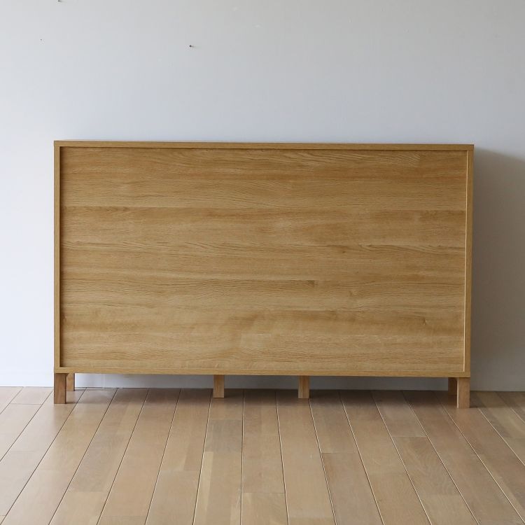 レッチェ 180マガジンレコードラック (4列＋引き出し4杯) (樹種