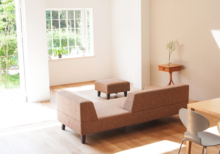 ピヴォ ソファ スツール (サイズスツール エックスラージ 張地ランク