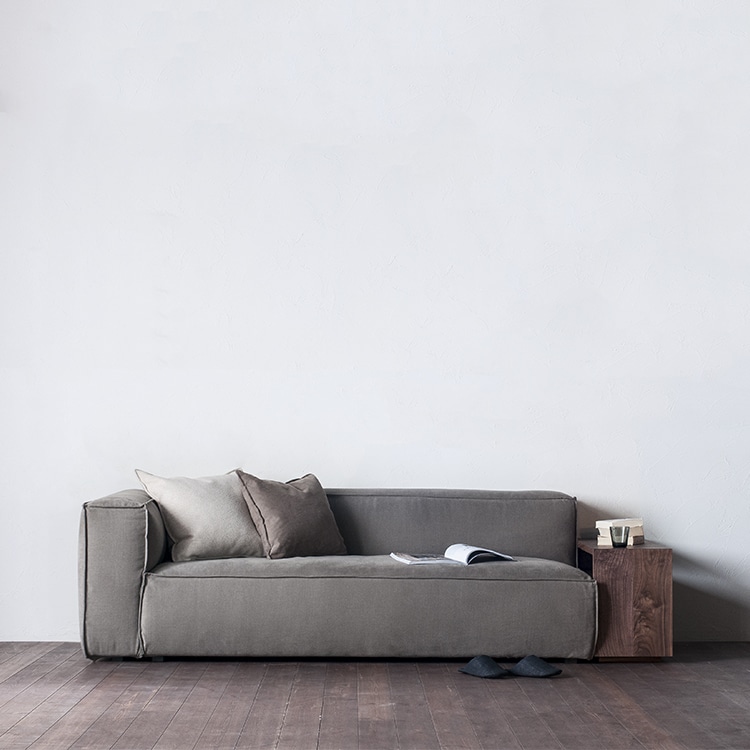 マニ ソファ(片肘 ハイアーム) (サイズ2.5P 肘の向き座って右肘[RH] 張