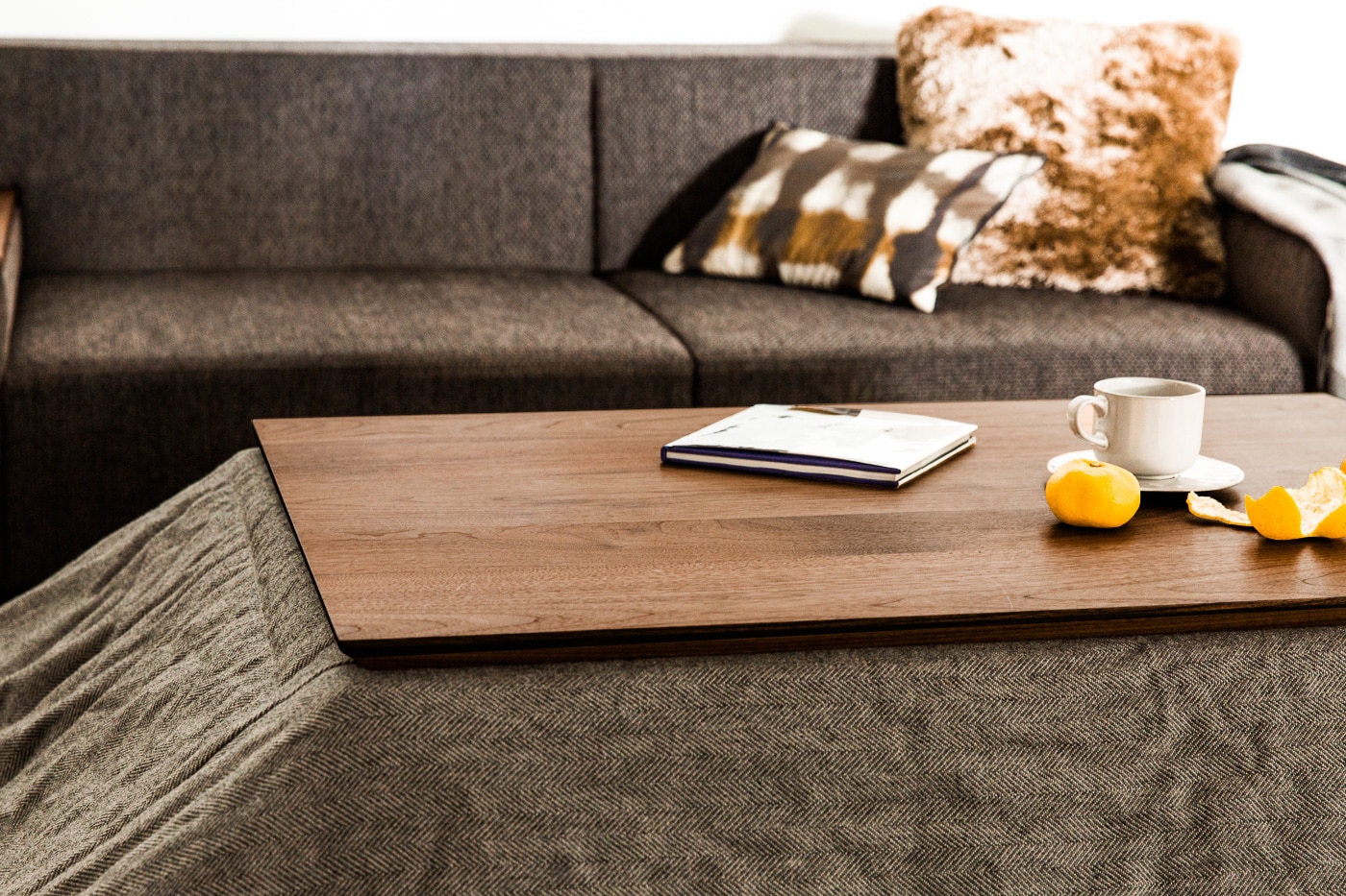 トーカスト コタツテーブル(ウォールナット) (サイズ幅100×奥行70cm