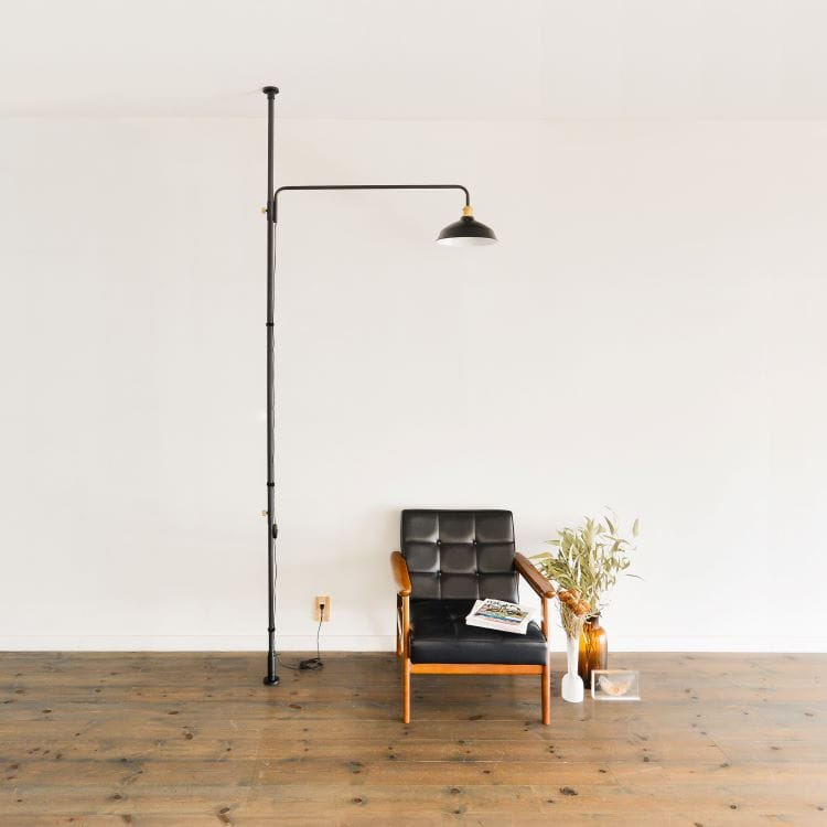 ドローアライン ランプアーム L＋シェード セット / ブラック(縦