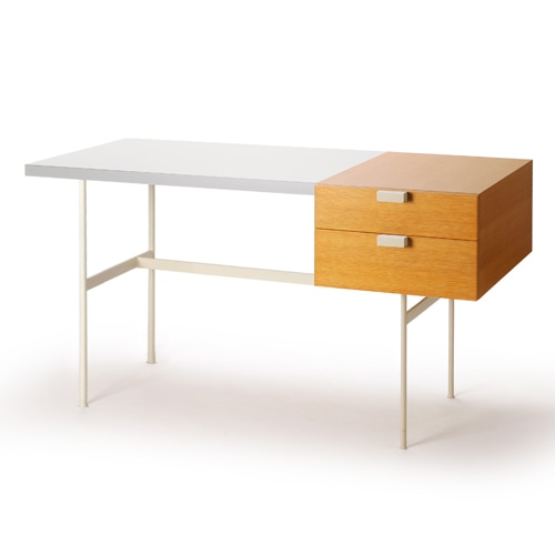 F031 デスク (カラーオーク/ブラック) | ピエール ポラン(Pierre