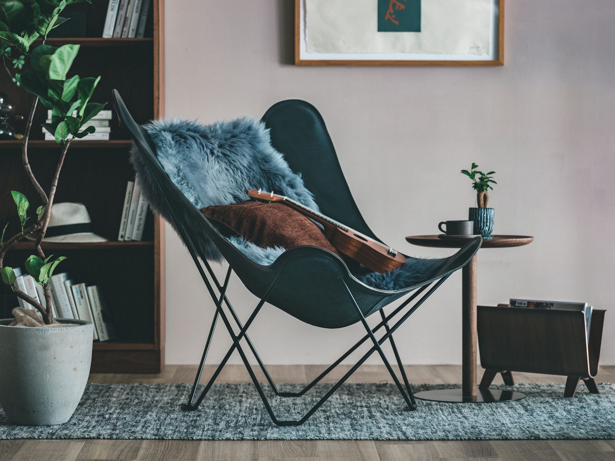 ビーケーエフ チェア 厚革仕様 (カラー厚革グリーン) | リグナテラス