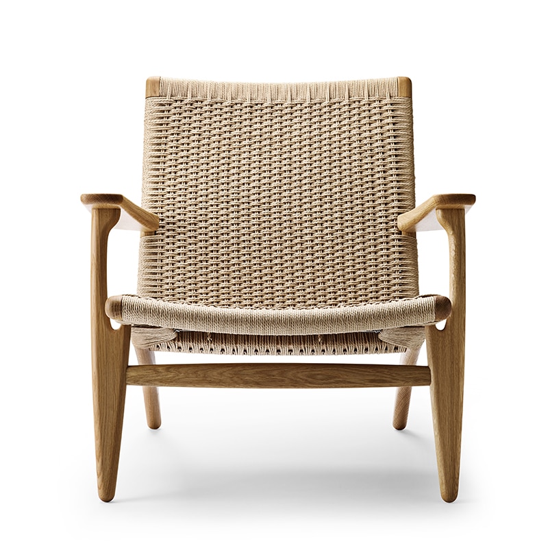 CH25 ラウンジチェア (樹種 / 塗装オーク材：ソープ仕上げ ペーパー