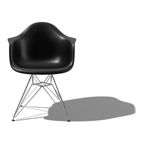 イームズ シェルアームチェア(エッフェルベース) (カラーブラック
