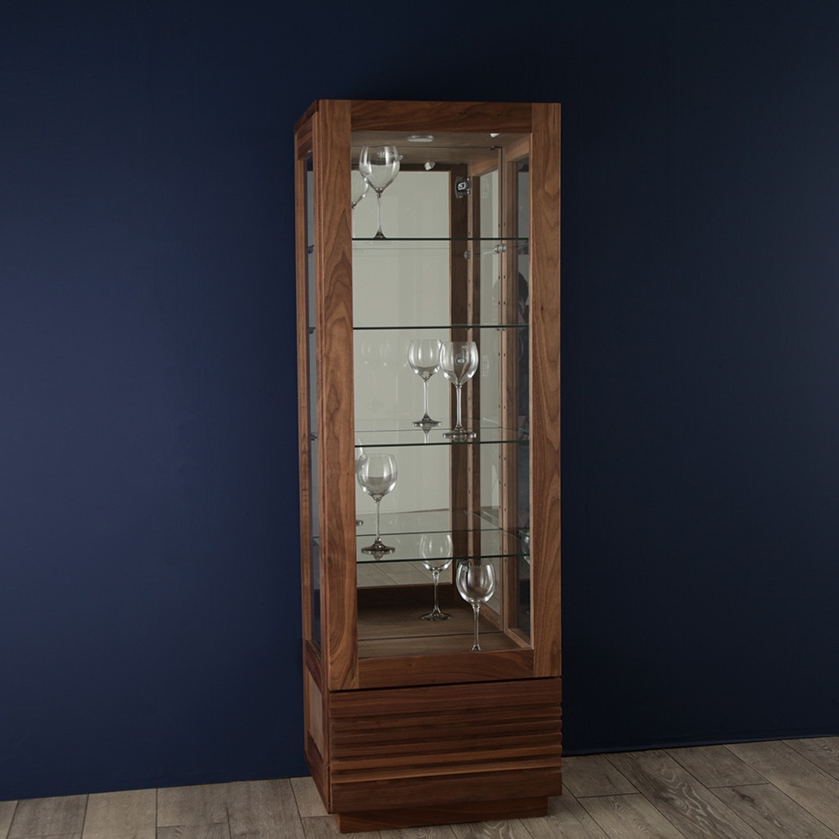 ジャギー キュリオケース (樹種オーク材 サイズ幅90cm) | おしゃれな