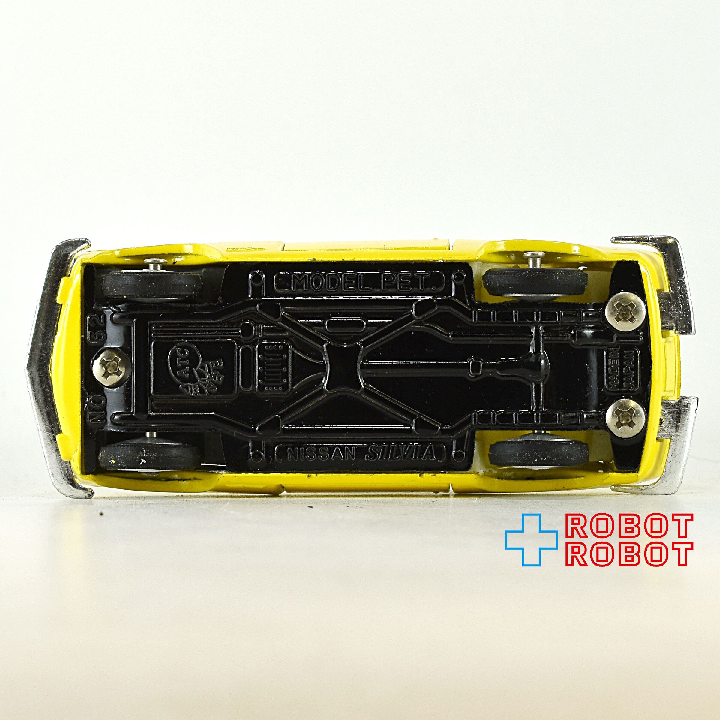 アサヒ玩具 モデルペット No.32 ニッサンシルビア 黄色 白シート 1/40
